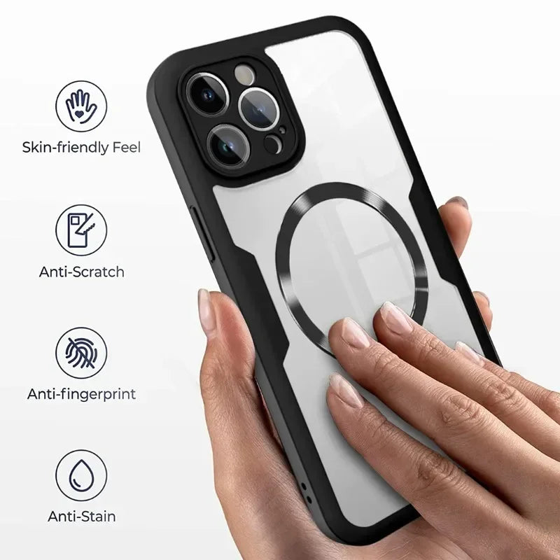 360° Clear MagSafe iPhone 16 Case — 360° MagSafe Clear iPhone Case