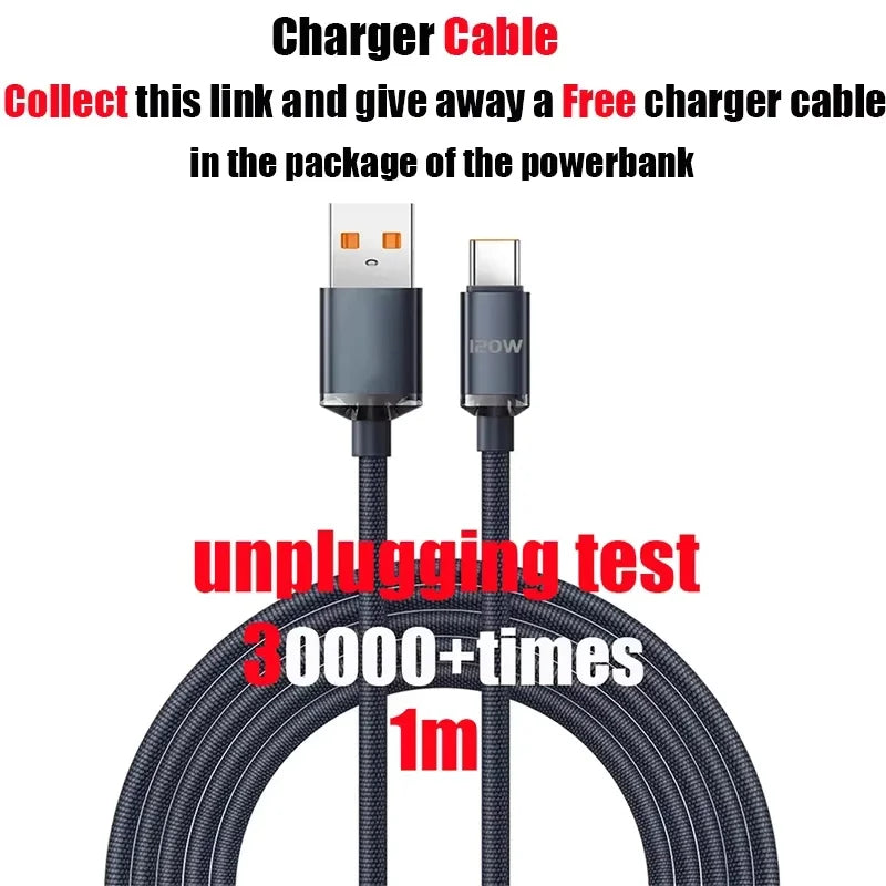 18650 Power Bank - 120W PD Fast Charging & Digital Display