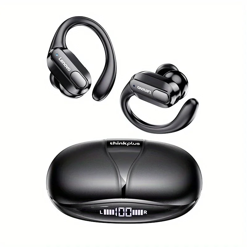Lenovo XT80 Bluetooth 5.3 Earhook Headphones | ANC HiFi | Waterproof Sport | 500mAh
