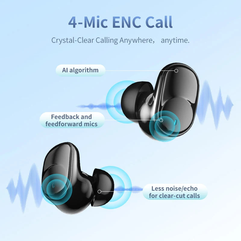 Buy Long Lasting Waterproof Bluetooth 5.3 Earbuds | 60H Battery