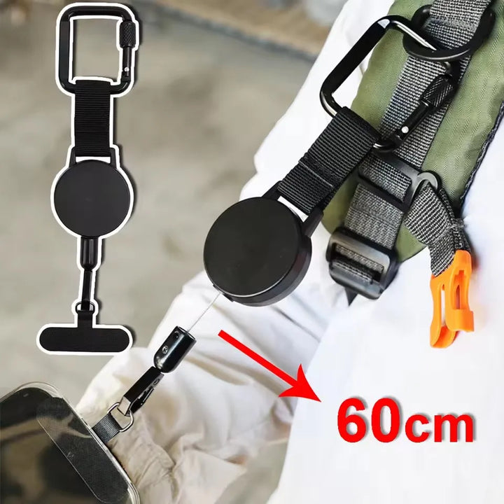 Car Air Vent Phone Holder with Anti-Theft Tether - Retractable Mount - JEFF's Favorite Picks