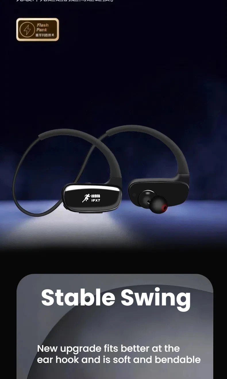 SUOMEIJA SM808 Bluetooth 5.3 Neckband Earphones - Dual Playback, ANC — SUOMEIJA SM808 Bluetooth Neckband Earphones