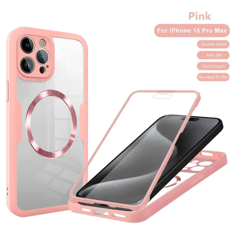 360° Clear MagSafe iPhone 16 Case — 360° MagSafe Clear iPhone Case