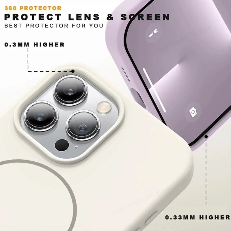 Buy Ultimate Magnetic Silicone MagSafe Case – Shockproof iPhone 2026 | Free Shipping & Fast Delivery