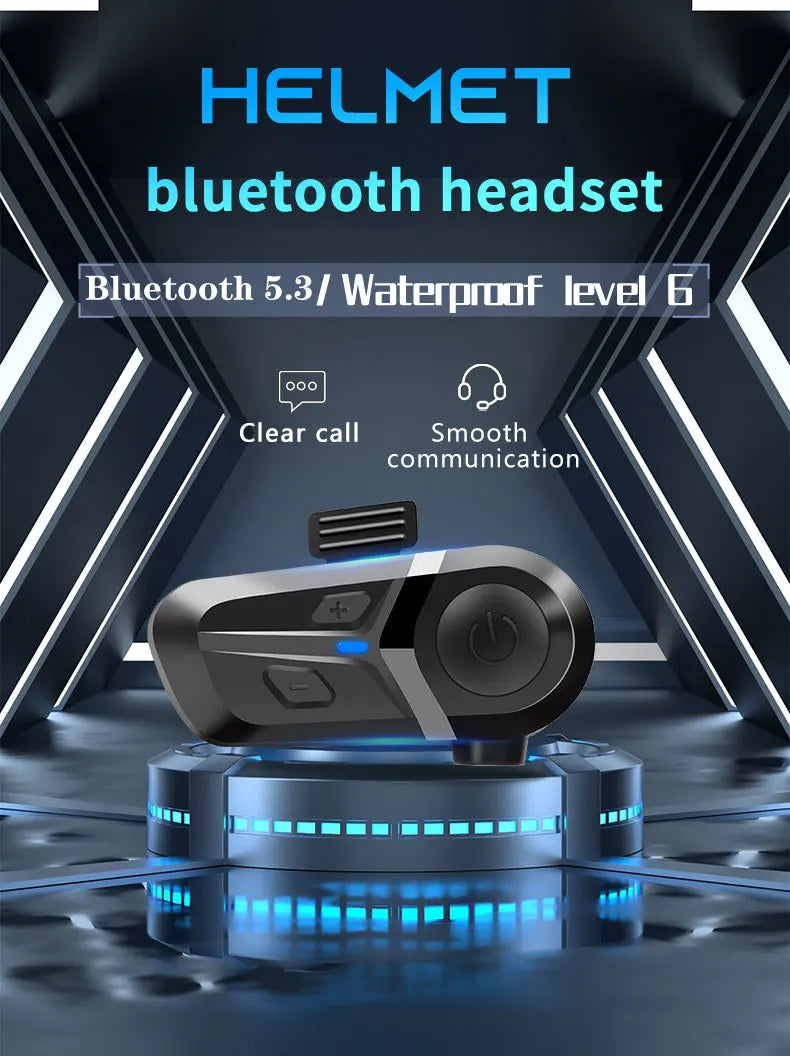 Motorcycle Helmet Bluetooth Headset - Best Wireless Communication Accessories