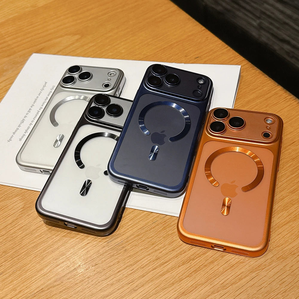 Matte Translucent MagSafe iPhone 17 Pro Max Case | Magnetic Shockproof Camera Protector Cover