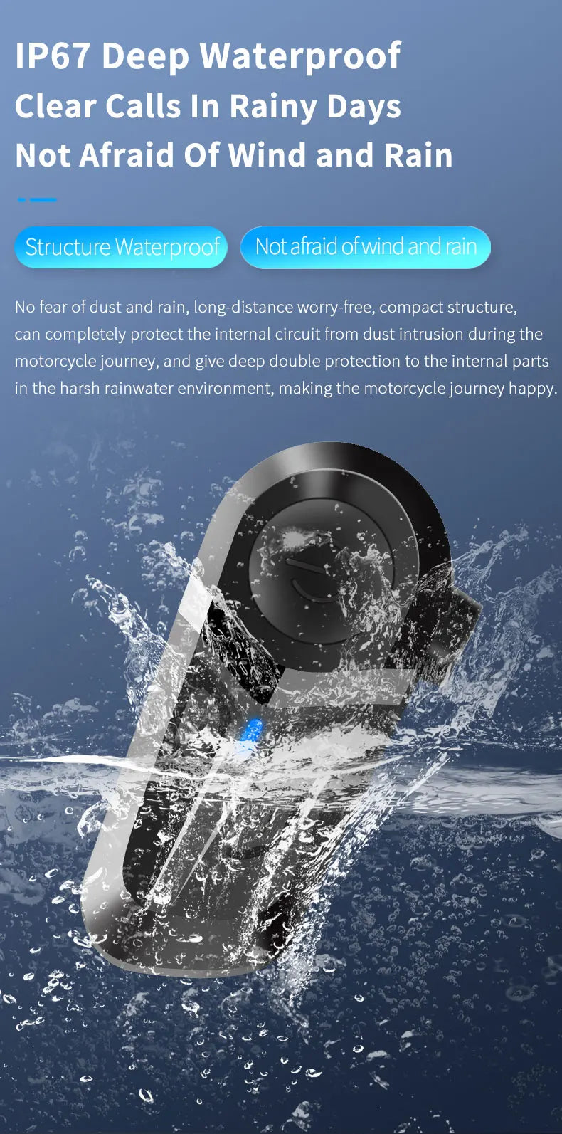 Motorcycle Helmet Bluetooth Headset - Best Wireless Communication Accessories