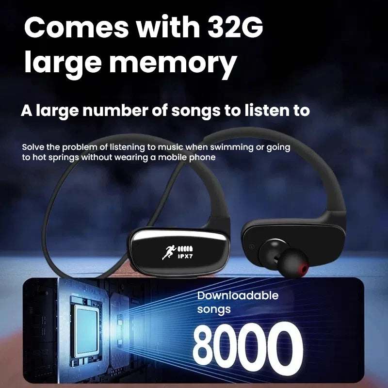 SUOMEIJA SM808 Bluetooth 5.3 Neckband Earphones - Dual Playback, ANC — SUOMEIJA SM808 Bluetooth Neckband Earphones