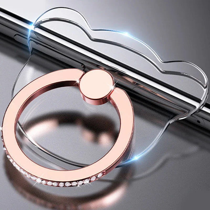 Butterfly Phone Grip & Stand - Transparent Luxury Accessory