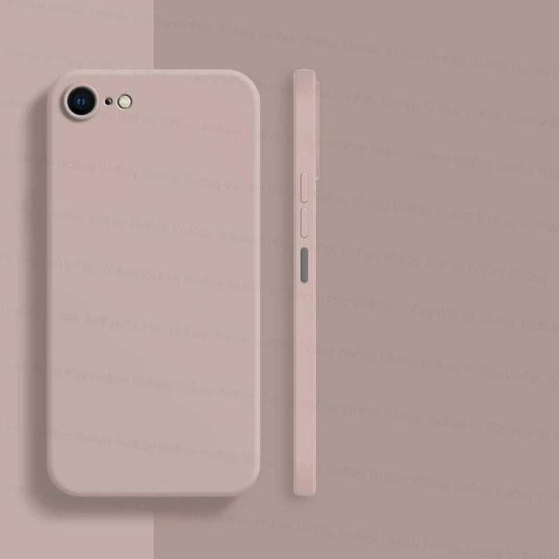 Liquid Silicone iPhone SE 2022 Case | Shockproof & Soft-Touch Cover