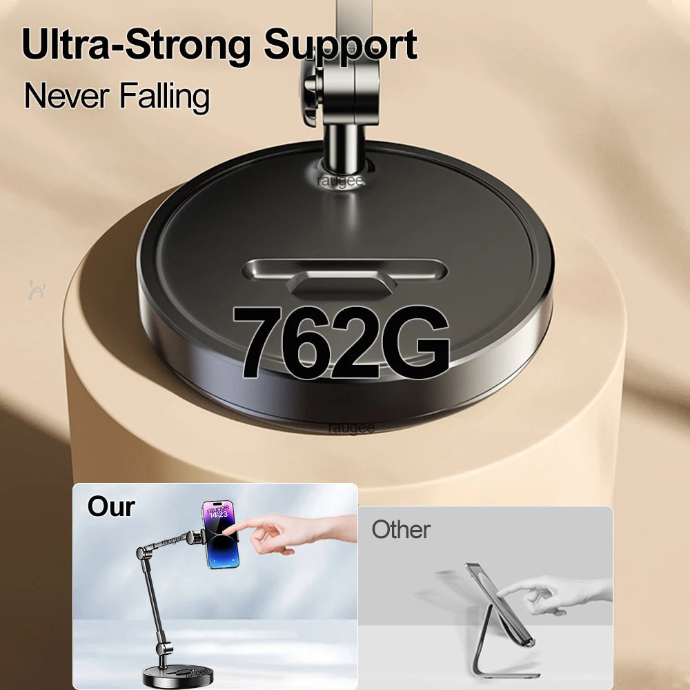Raugee Overhead Phone Stand – Adjustable Arm for Live Streaming