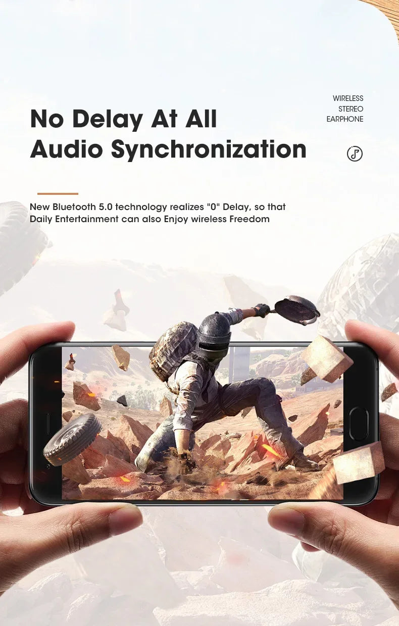 Lamgool Sports Bluetooth Earphones with Micro SD Slot - Sweatproof & Water Resistant