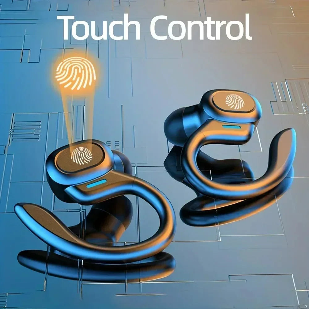 Bluetooth 5.3 Ear Hook Earbuds with Hybrid ANC by JEFF's Favorite Picks