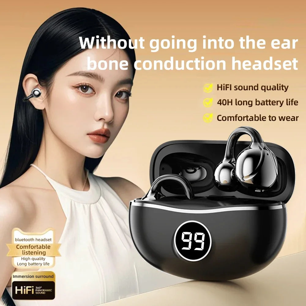 Waterproof Wireless Earbuds For Sports - 2025 Air Bone Conduction — waterproof phone accessories