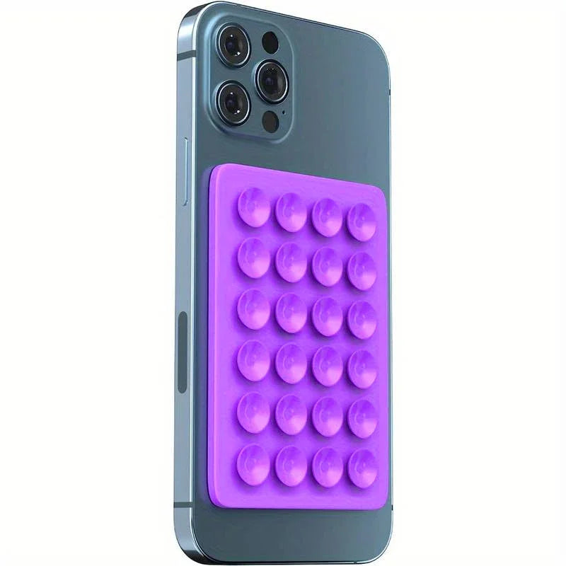 Silicone Suction Cup Phone Holder with Strong Suction for Mirror, Wall and Glass