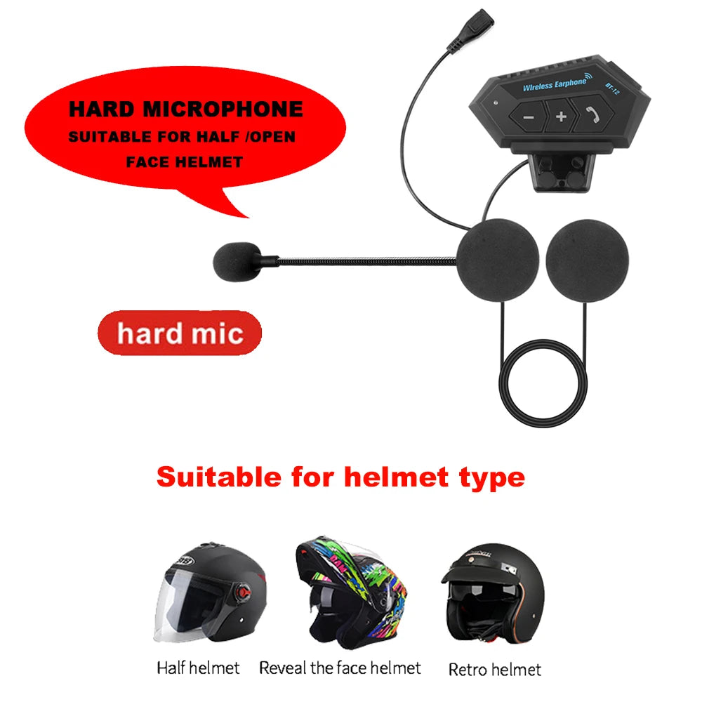 Motorcycle Helmet Bluetooth Headset