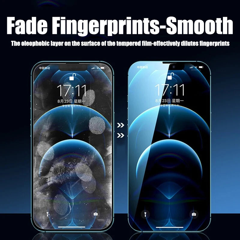 4-Pack Tempered Glass iPhone Screen Protector