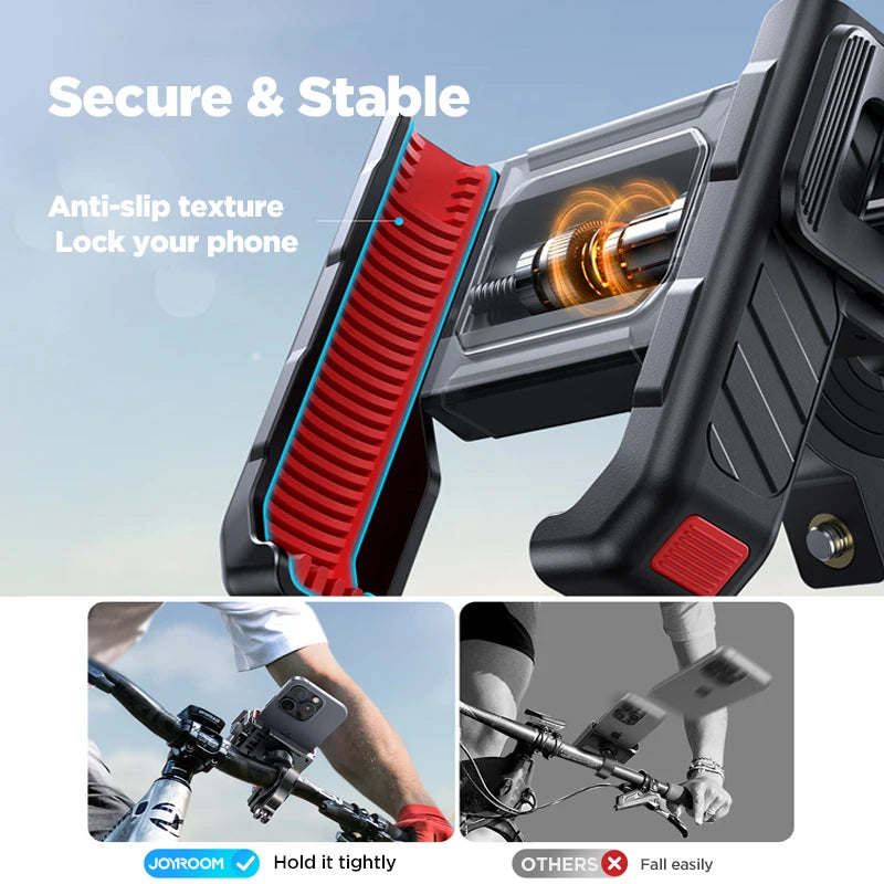 Joyroom JR-ZS266 Shockproof Bike Phone Mount – 360° One-Hand Motorcycle Holder
