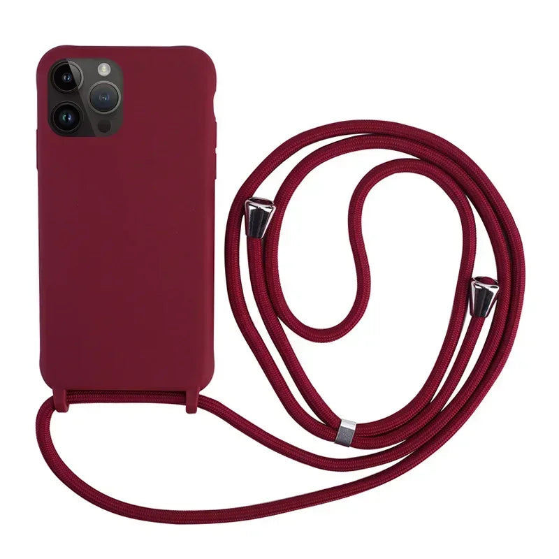 Best Phone Case for iPhone 16 with Crossbody Lanyard Colorful Case — iPhone 16 case