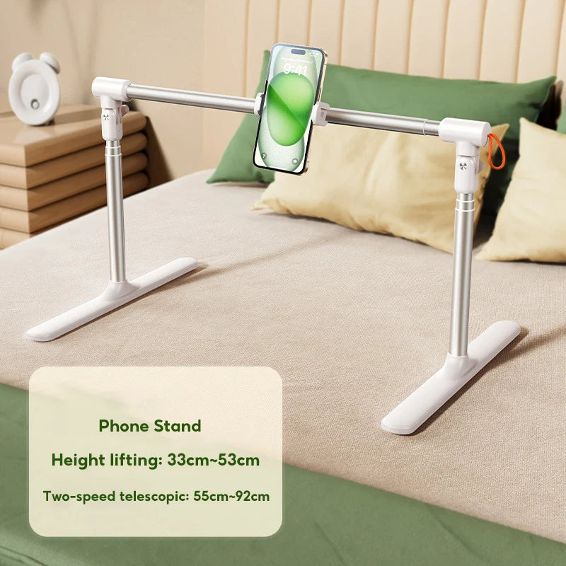 CT13 Aluminum Bed Tablet Phone Holder – Lazy Bracket Telescopic Folding Stand