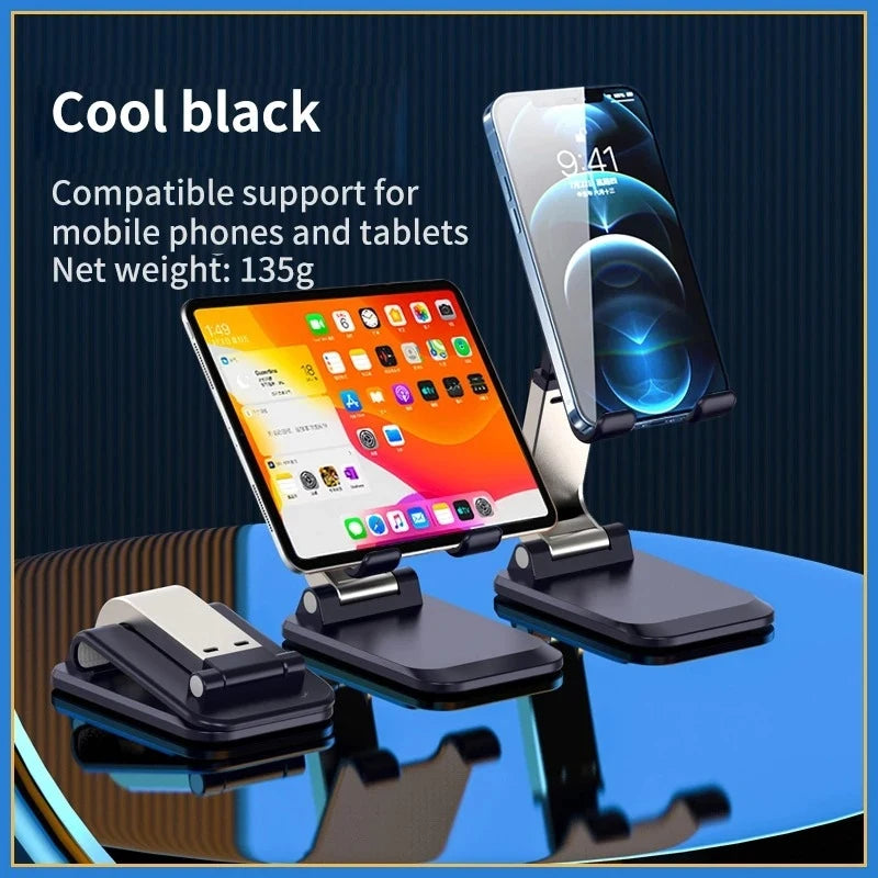 Adjustable desk phone and tablet stand, image 4