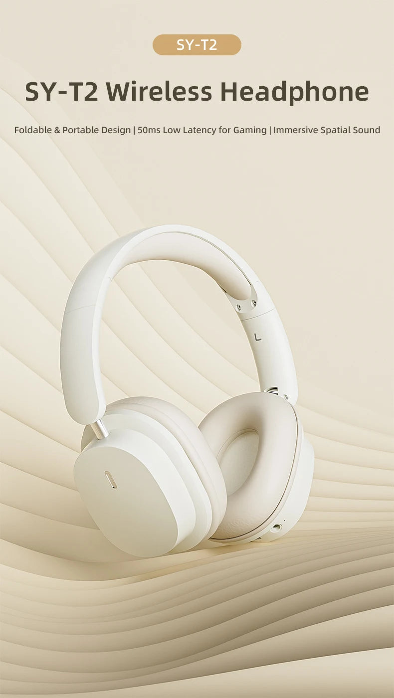 VAORLO Bluetooth 5.3 Foldable Headphones