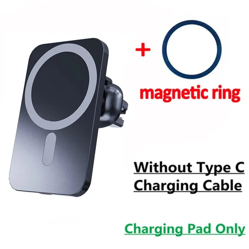 MagSafe Car Charger, 15W Magnetic Wireless Vent Mount