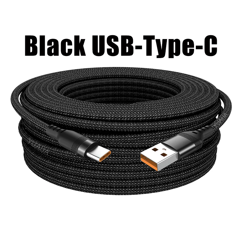 chtun Extra Long 3M 5M 8M USB-C Fast Charging Cable 5A | Braided Cord Huawei Xiaomi Vivo Oppo