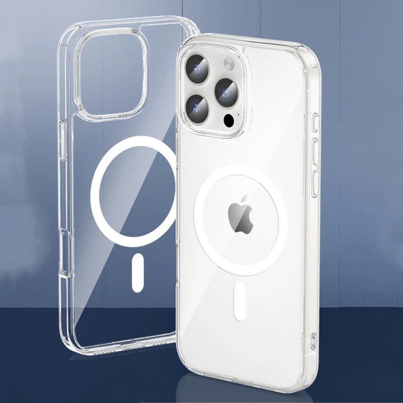 Buy Top Magnetic Transparent MagSafe Case 2026 – Shockproof iPhone | Free Shipping & Fast Delivery