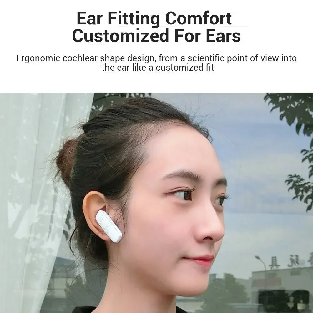VIKEFON Wireless Noise Cancelling Bluetooth Ear Hook Headset for sale