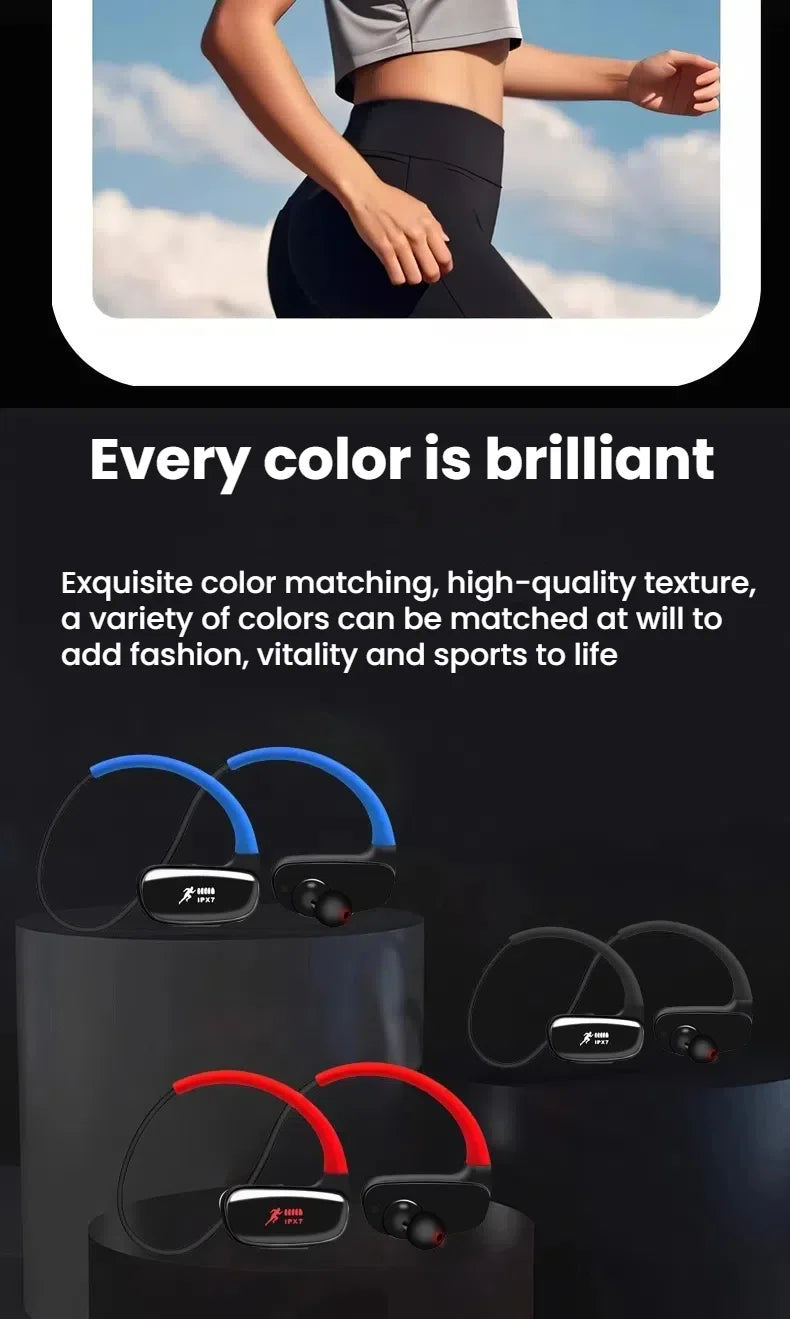 SUOMEIJA SM808 Bluetooth 5.3 Neckband Earphones - Dual Playback, ANC — SUOMEIJA SM808 Bluetooth Neckband Earphones