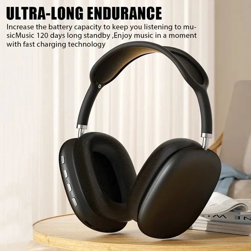Wireless Over-Ear Bluetooth Headset with Active Noise Cancellation