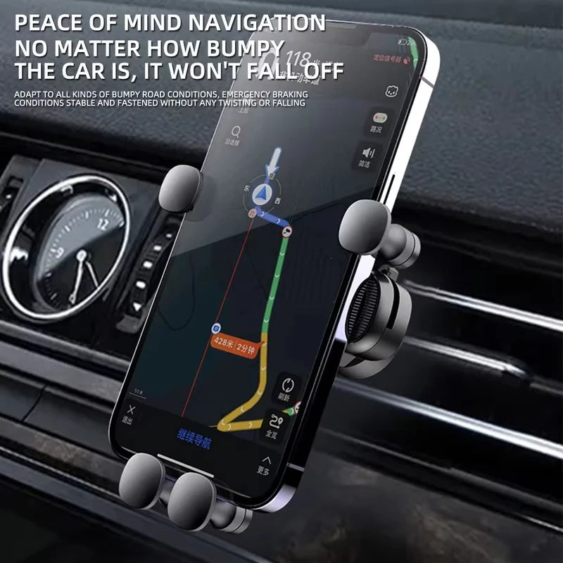 Car air vent phone mount with gravity auto-clamp, image 6