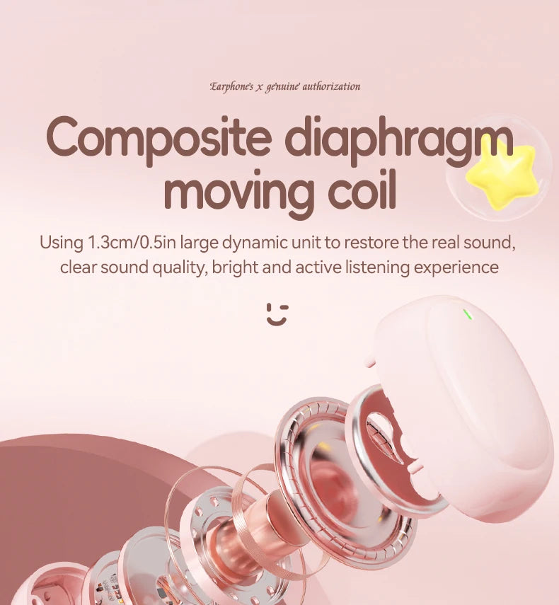 Hello Kitty Wireless Earbuds with Waterproof Charging Case