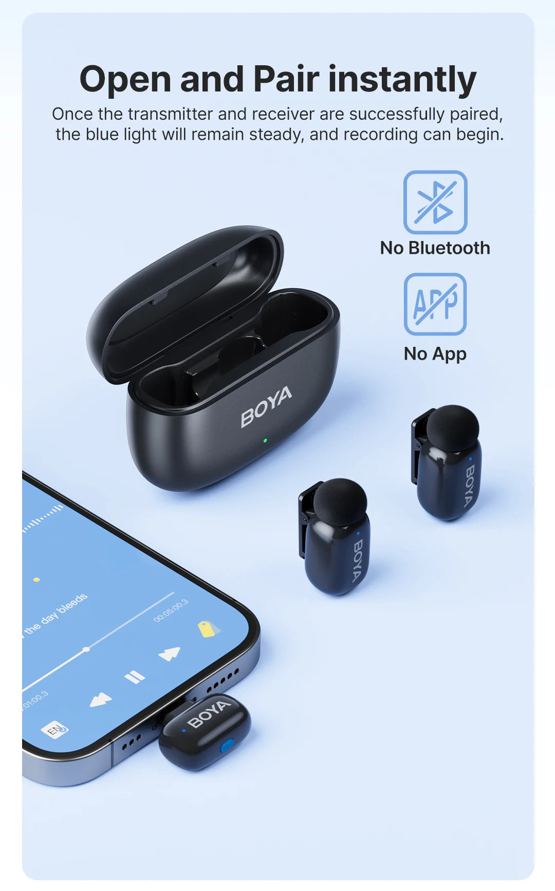 BOYA Lavalier Microphone: Professional Audio in Your Pocket — boya mini wireless microphone