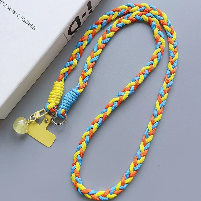 ZHANZHI Cartoon Phone Lanyard | Universal Crossbody Long Rope Strap | Decorative Pendant Accessory