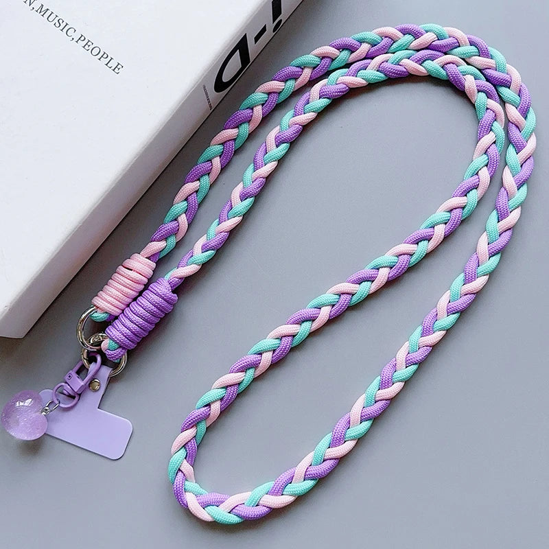 ZHANZHI Cartoon Phone Lanyard | Universal Crossbody Long Rope Strap | Decorative Pendant Accessory
