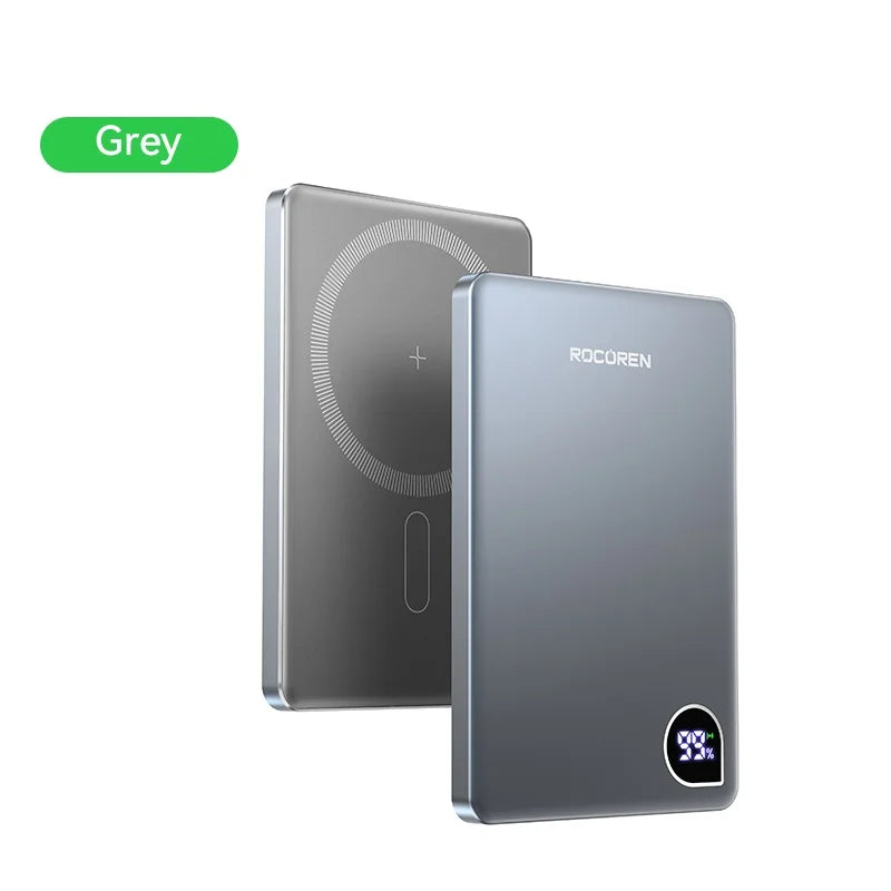 Magnetic Power Bank 10000mAh | MagSafe Compatible, LED Display