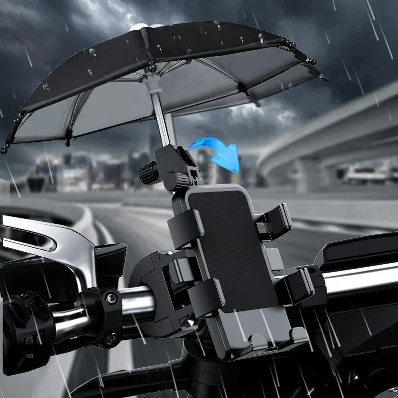 VIKEFON Motorcycle Phone Holder & Sunshade for Motorcyclists
