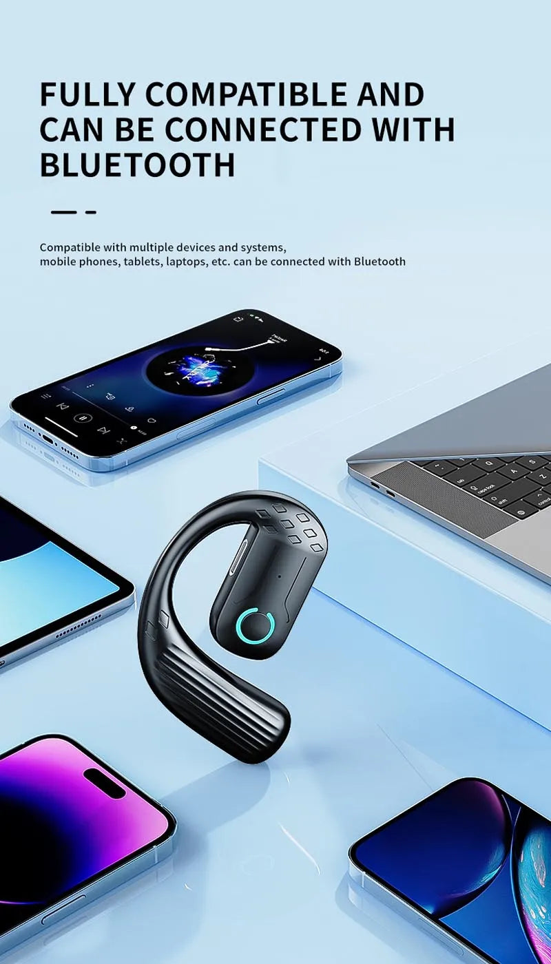 Ruiforlove Bluetooth 5.4 Ear Hook Earphone