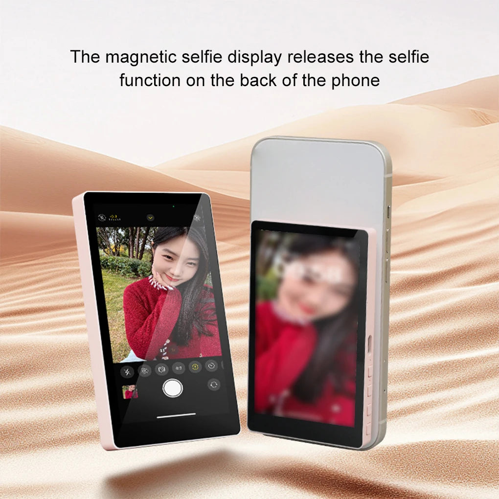 Wireless Lavalier Mic & Magnetic Monitor Kit for Smartphone Vlogging