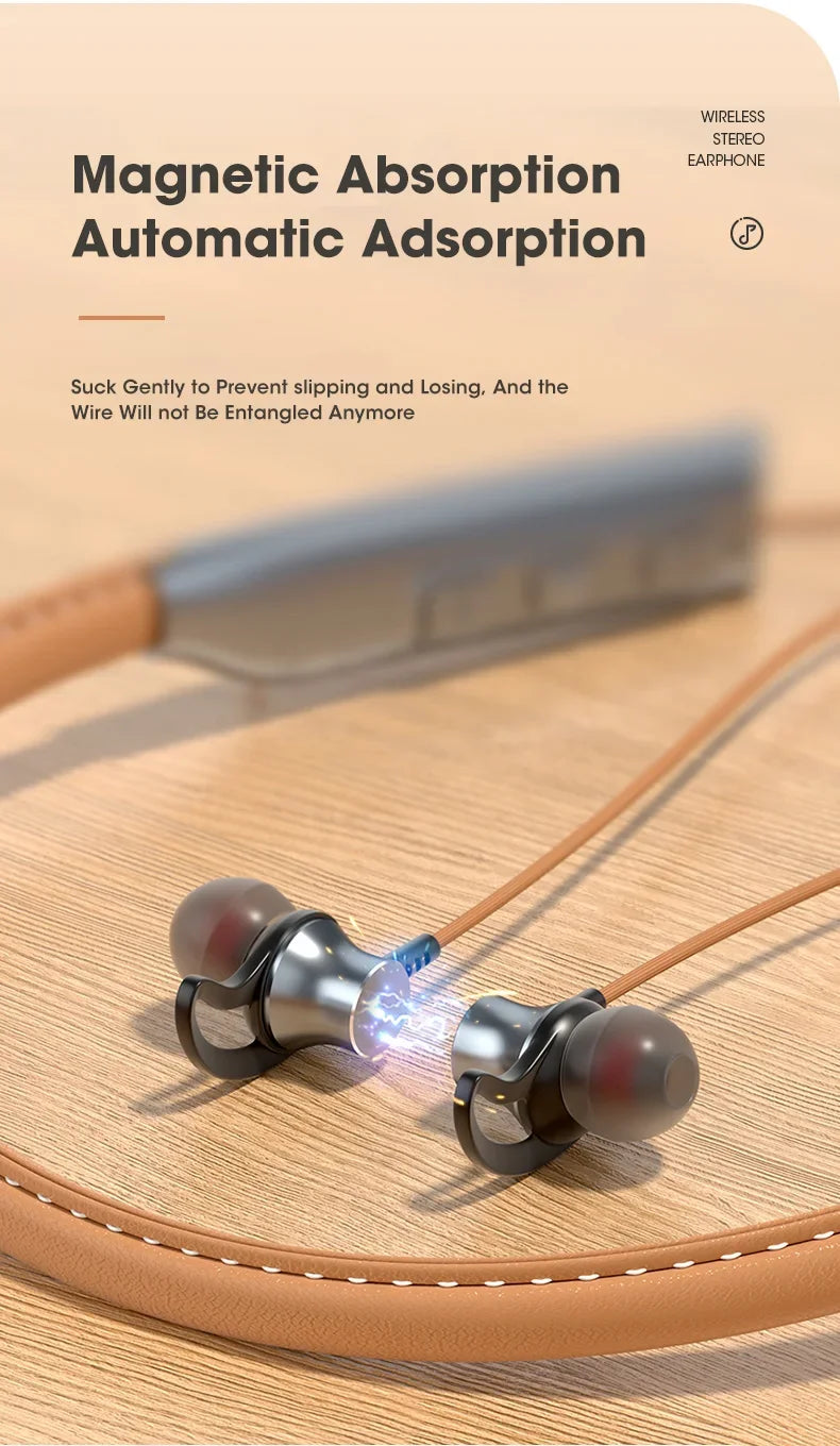 Lamgool Sports Bluetooth Earphones with Micro SD Slot - Sweatproof & Water Resistant