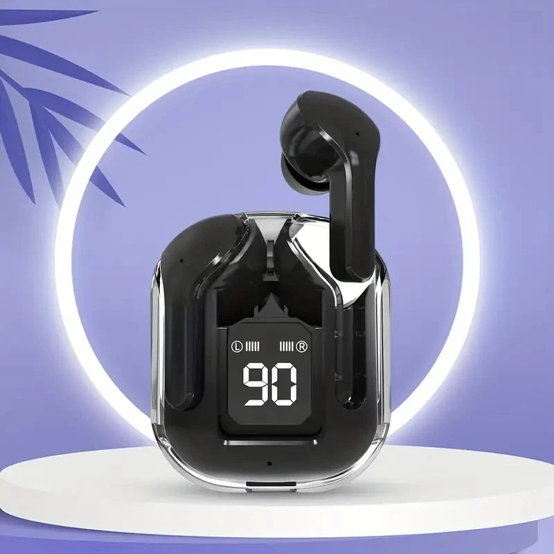 T2 Transparent Bluetooth Earbuds, Long Battery Life, HiFi Stereo