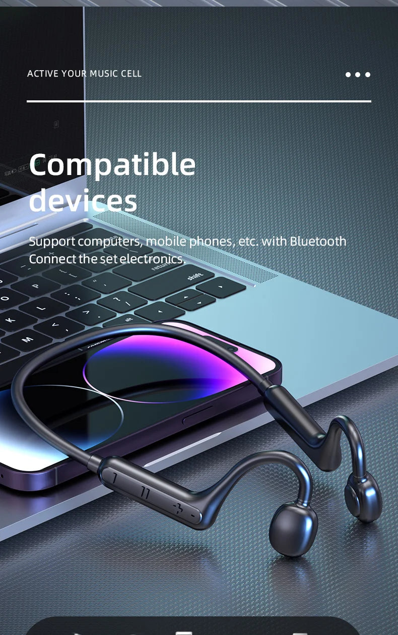 Wireless Ear Hook Headphones | Secure Fit & Balanced Sound