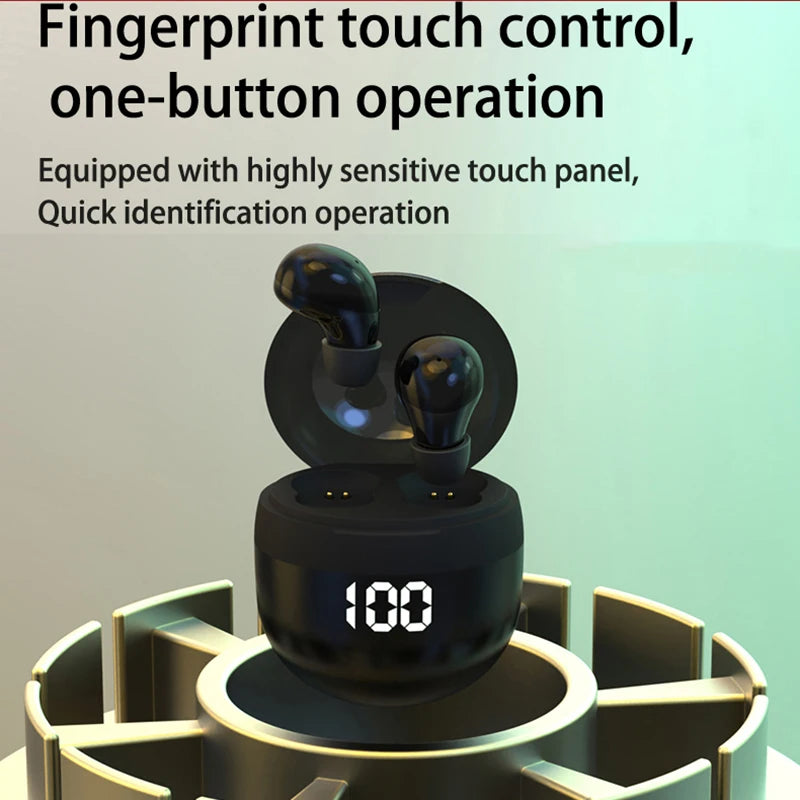 OLOEY Mini TWS Bluetooth 5.3 Earbuds - Compact Noise Cancellation