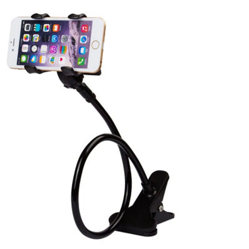Flexible Phone Holder - Adjustable 28" Gooseneck Phone Mount for Bed and Desk