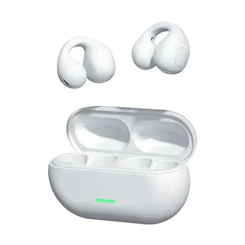 Open Ear Headphones – Clip On Bluetooth 5.3 Sport Earbuds