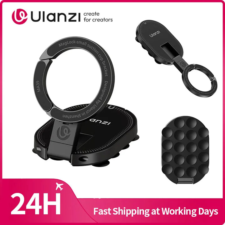 Buy Ulanzi MagLock Suction Phone Mount – Best Desktop & Wall Stand | Free Shipping & Fast Delivery