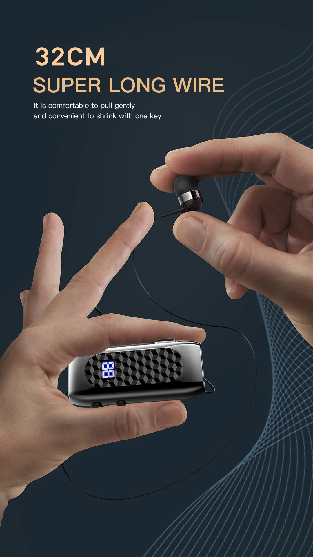 DENREEL Active Noise Cancelling Bluetooth Earbuds — Active Noise Cancelling Earbuds