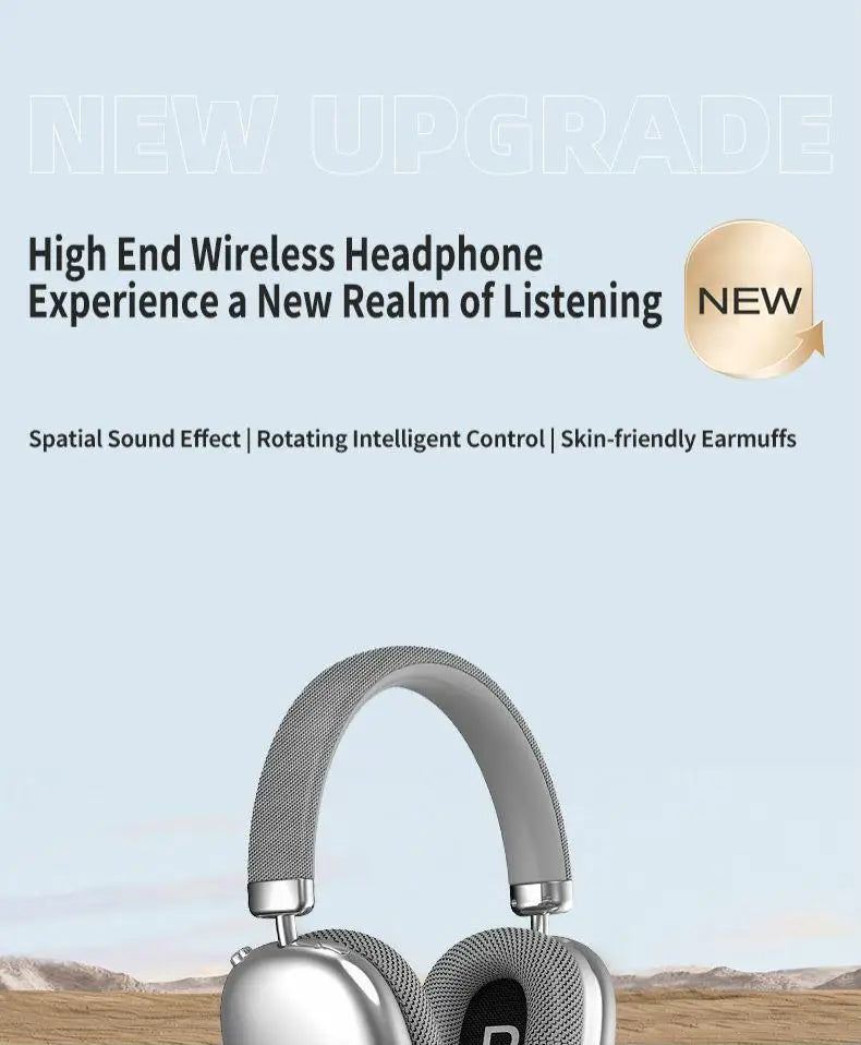 WYMECT Noise Cancelling Over-Ear Bluetooth Headphones with Mic
